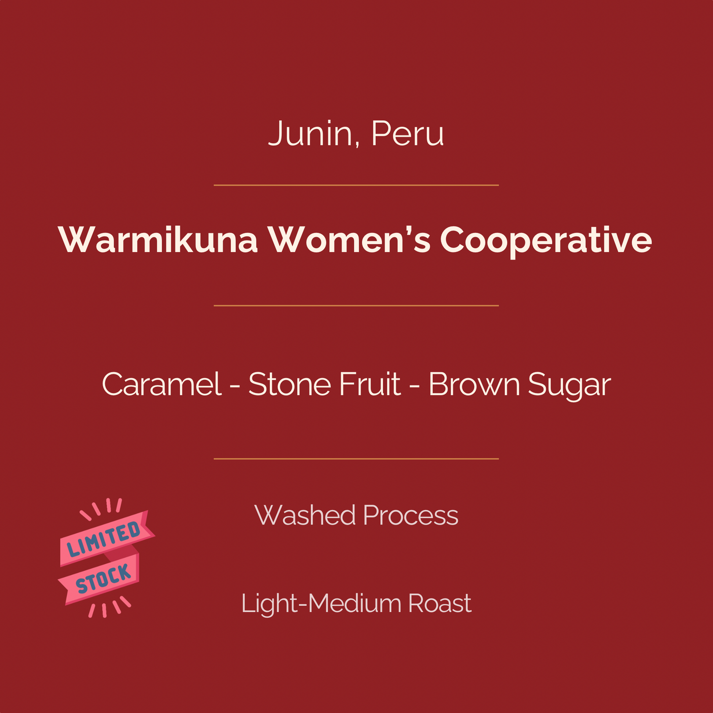 Warmikuna - Washed